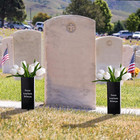 Cemetery Vases For Grave  Metal Vase Grave Decorations  Memorial Flower Holder W