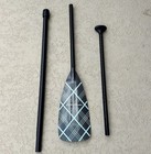 3-piece Adjustable Sup Paddle    lightweight Floating Aluminum Shaft  eddie Bauer 