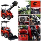 New Mini Wheel Type Skid Steer Loader Riding Skid Machine 13 5hp Epa For Sale