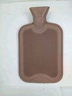 Vintage British Standard Hot Water Bottle Brown Natural Rubber  11 1970 -2006