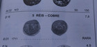 Portuguese India 5 Reis 1711 D joao V - Very Rare Type - Goa Mint    Rr   