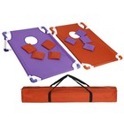 All Weather Waterproof Bean Bag Toss Cornhole Game Set 8 Bean Bag W carrying Bag