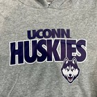 Uconn Huskies Youth Gray Fleece Hoodie By Russell Sports - Sizes Sm-xl