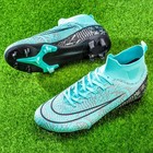 Men s Unbranded Soccer Cleats High-top Athletic Football Shoes