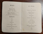 1937  Yugoslavia Vs Irish Free State League Football Match Dinner Invitation