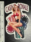 Rare Casino Royale Vintage Gambling  Pinup  Sticker Vinyl Decal