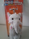 Pez Safari Babies Elephant Plush Keychain   Dispenser 2005  New In Package