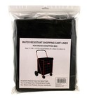 Utility Folding Shopping Cart Liner With Privacy Top Cover - Water Resistant    