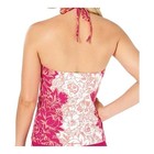Lauren Ralph Lauren Women s Hawaiian High-neck Swim Tankini Top Pink Size 8