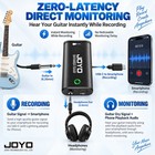 Joyo Momix Cab Mini Guitar Audio Interface For Smartphone Usb-c Lightning