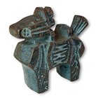 Japanese Paperweight Bunchin Netsuke Horse Miharu Koma Chagu Hachinhoe Figure H3