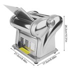 Commercial Stainless Electric Dough Roller Sheeter Noodle Pasta Maker Machine