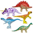 5 Pack Inflatable Dinosaur Party Pack Brachiosaurus  Triceratops  Raptor