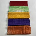 Obiage 5 Set Silk Japanese Kimono Furisode Houmongi Komon Purple Brown