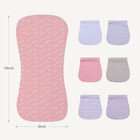 6 Pack Cotton Baby Burp Cloths Extra Absorbent Soft For Baby Boys And Girls