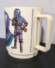 Vintage 1967 Planet Of The Apes Plastic Mug By Deka  Urko  Zaius  Galen - 3 5 