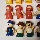 Vintage Playskool Fisher Price 1980 s Lil Playmates Little People Lot Of 18