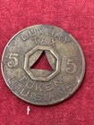 Circulated Louisiana Luxury Tax Token Coin Value 5 Vintage