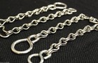 Charro Saddle Horse Bit Rein Chains Acero Inoxidable Freno Cadena Para Riendas 
