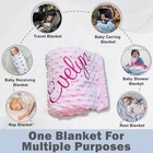 Embroidered Blanket Baby     Beautiful Monogrammed Large Personalized For Boys    