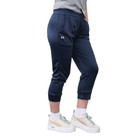 Under Armour Women s Tech Capris 3 4 Pants Small Navy Blue Athletic Gym Msrp 40