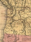 Historic 1840s Map Of Texas Oregon   California Western Us -  24x26