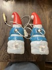 Two  2  12    General Foam Plastics Gnome Blow Mold Christmas Figures 
