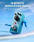 Donner Mod Square Ii Modulation Effects Pedal Chorus Phaser Tremolo Flanger Wah