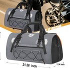 50l Motorcycle Tail Bag Seat Pack Travel Rear Luggage Rack Carry Bag Waterproof