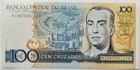 Brazil 100  Cruzados  -  1986-1989  Uncirculated Banknote -  Standard Banknote
