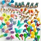 Lot Of Nos And Vintage Cupcake Picks   Cake Decoration Toppers