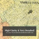 Old Map Of Clark County  In 1875 - Vintage Indiana Art