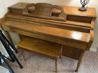 Wurlitzer Upright Piano With Bench