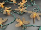 Vintage Dragonfly Mesh   Wire String Of Lights 10 Lights   Indoor outdoor
