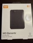 Wd 6tb Elements Portable External Hard Drive For Windows Usb 3 2 Gen 1 usb 3 0
