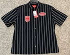 Drink Coca-cola The Real Thing Black Mechanic Bowling Camp Shirt Men s Large