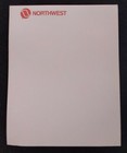 Northwest Airlines Note Pad Mn Vintage 1980s Rare Vhtf 