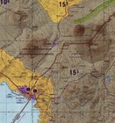Military Topographic Map Of Goma  Drc Congo Rwanda Uganda Lake Kivu