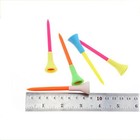 50 Pcs Plastic Golf Tees 3 1 4 With Rubber Cushion Top 83mm Large Multi Color