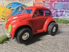 Vntg 1973 Tora Comic Hungry Bug Japanese Tin Toy In Red With Box Tested 