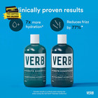 Verb Hydrate Shampoo   Conditioner Duo - Cleanses   Nourishes Dry   Frizzy Hair
