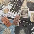 200 Pcs Vintage Scrapbook Stickers Junk Journaling Stamping Supplies Kit