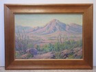 Signed Effie Anderson Smith Antique Arizona Landscape Oil Painting