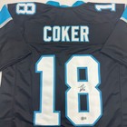 Autographed signed Jalen Coker Carolina Black Football Jersey Beckett Coa