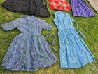 Vintage Women s Dress Mixed Lot Of 9 Pieces Mid-century