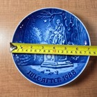 Jule After 1988 Christmas Plate Vintage Royal Copenhagen 7  Denmark