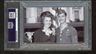 Desmond Doss Signed Cut 3x5 Custom Card Psa Dna Slab Wwii Rare Auto C4254