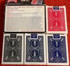6 X Vintage Bicycle Rider Back 808 Playing Cards Sealed Decks  Black  Blue  Red