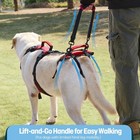 Lafoty Dog Lift Harness For Large Dogs  Full-body Support Size Large  Red  New