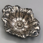 Vintage Reed   Barton Sterling Silver  clematis  Nut Dish  3  X 3 5 